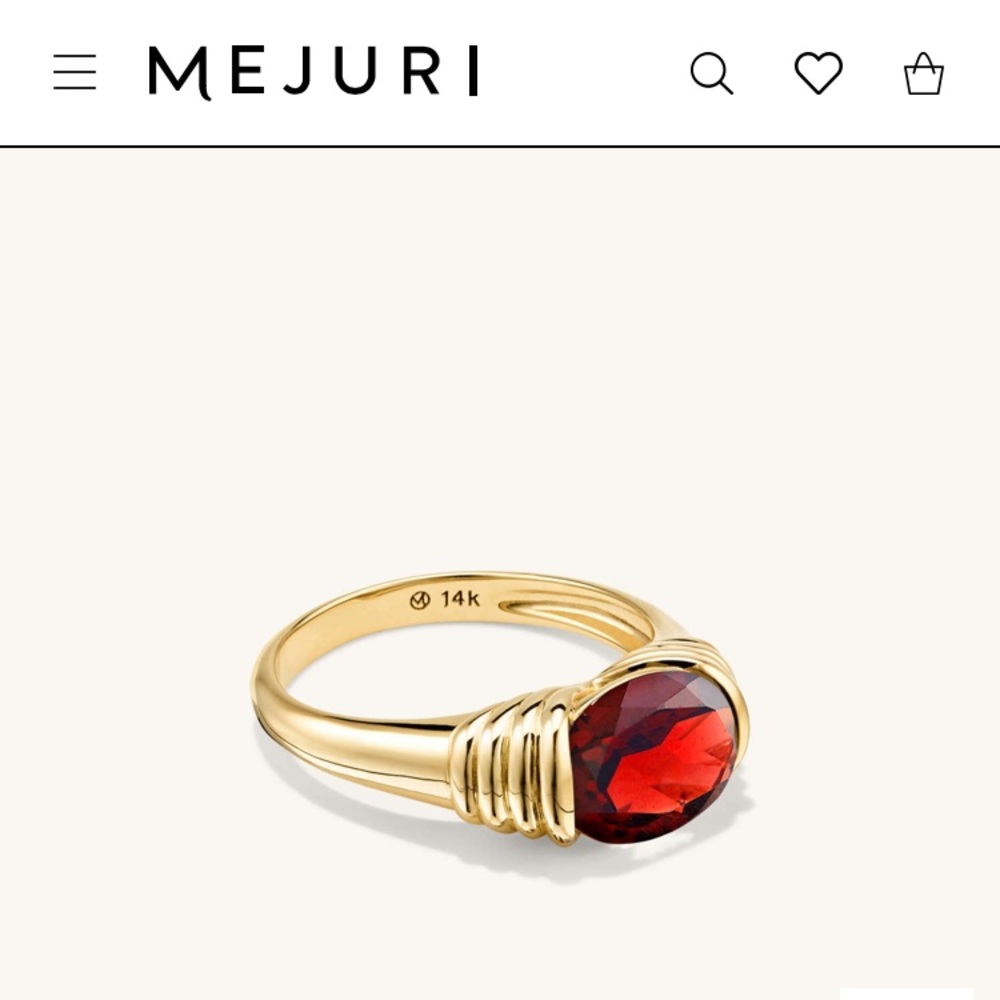 LIKE NEW - Mejuri Heirloom Ring, size 8